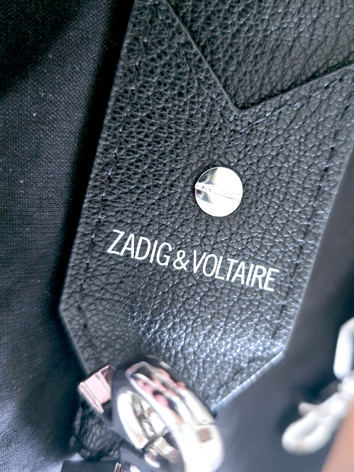 Sac cuir tags