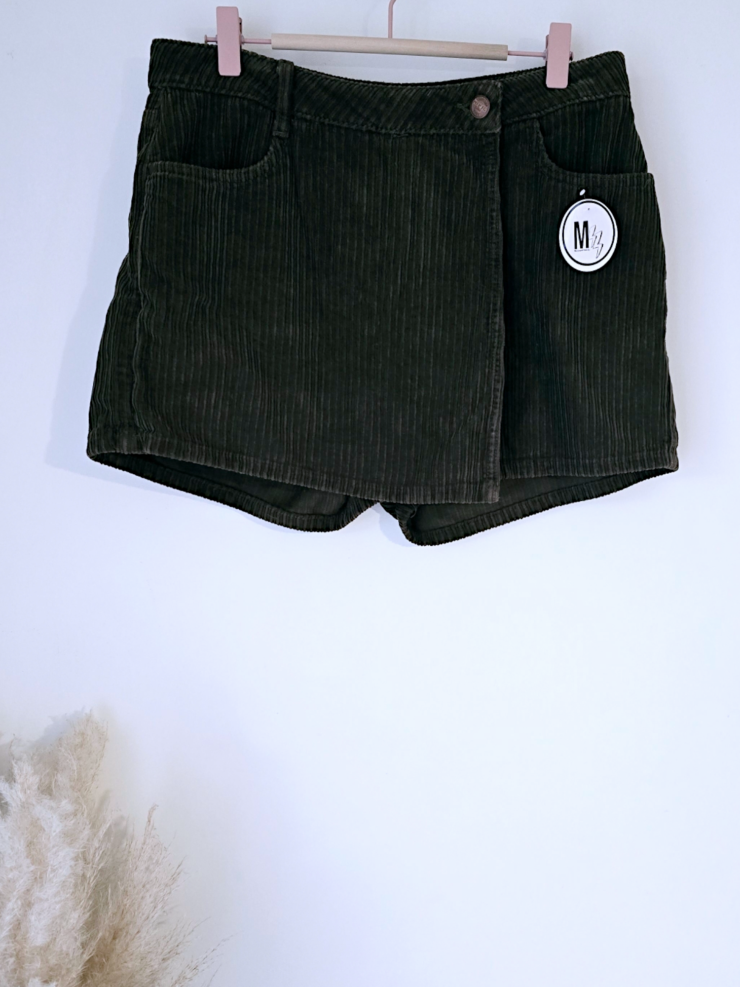 Jupe-short velours