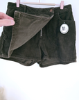 Jupe-short velours