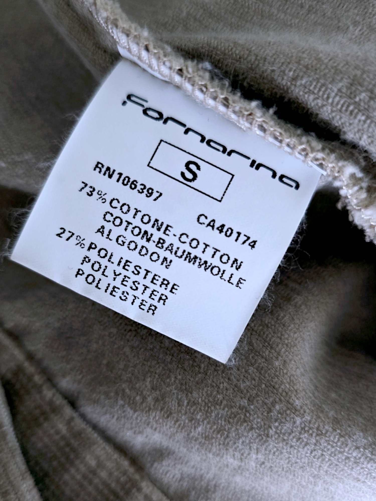 Veste tags en velours