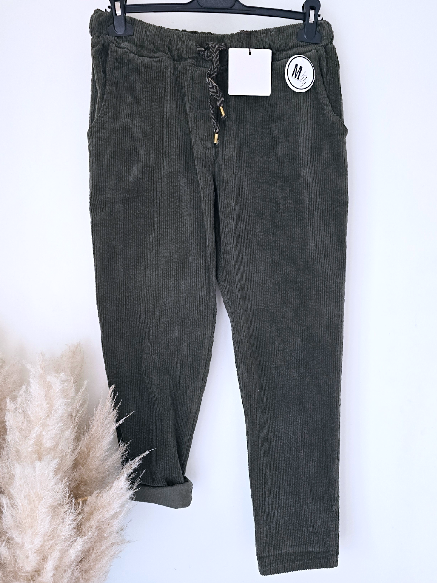 Pantalon jogg velours