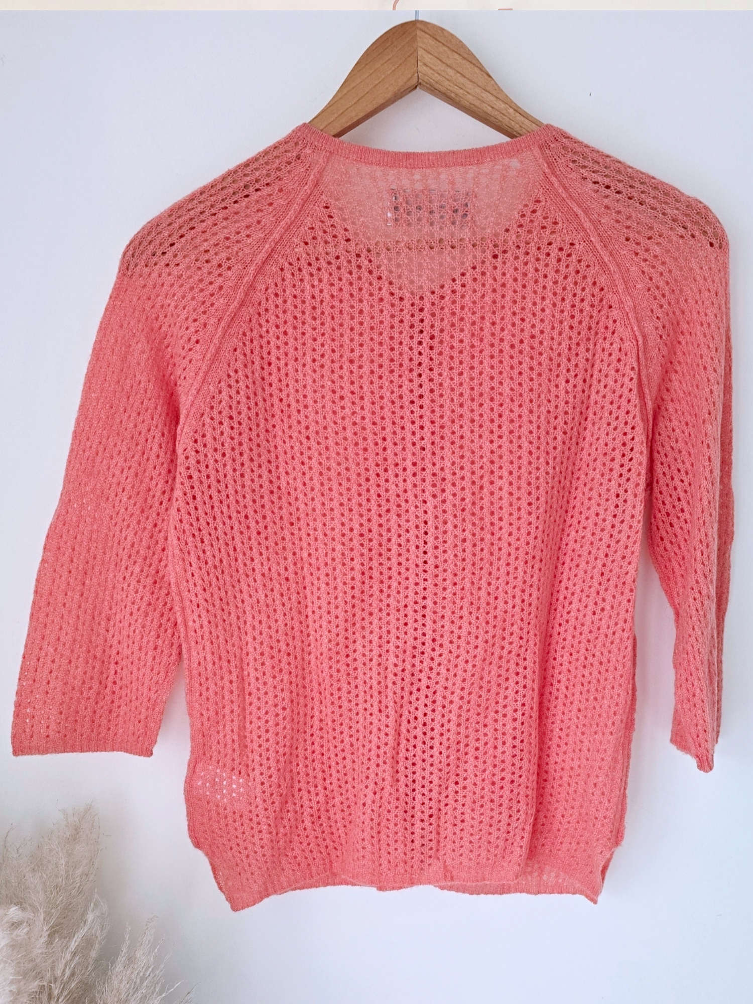 Cardigan corail en cachemire - 𝐌𝐚𝐫𝐢𝐧𝐚𝟒𝟒𝐟𝐚𝐦𝐢𝐥𝐲