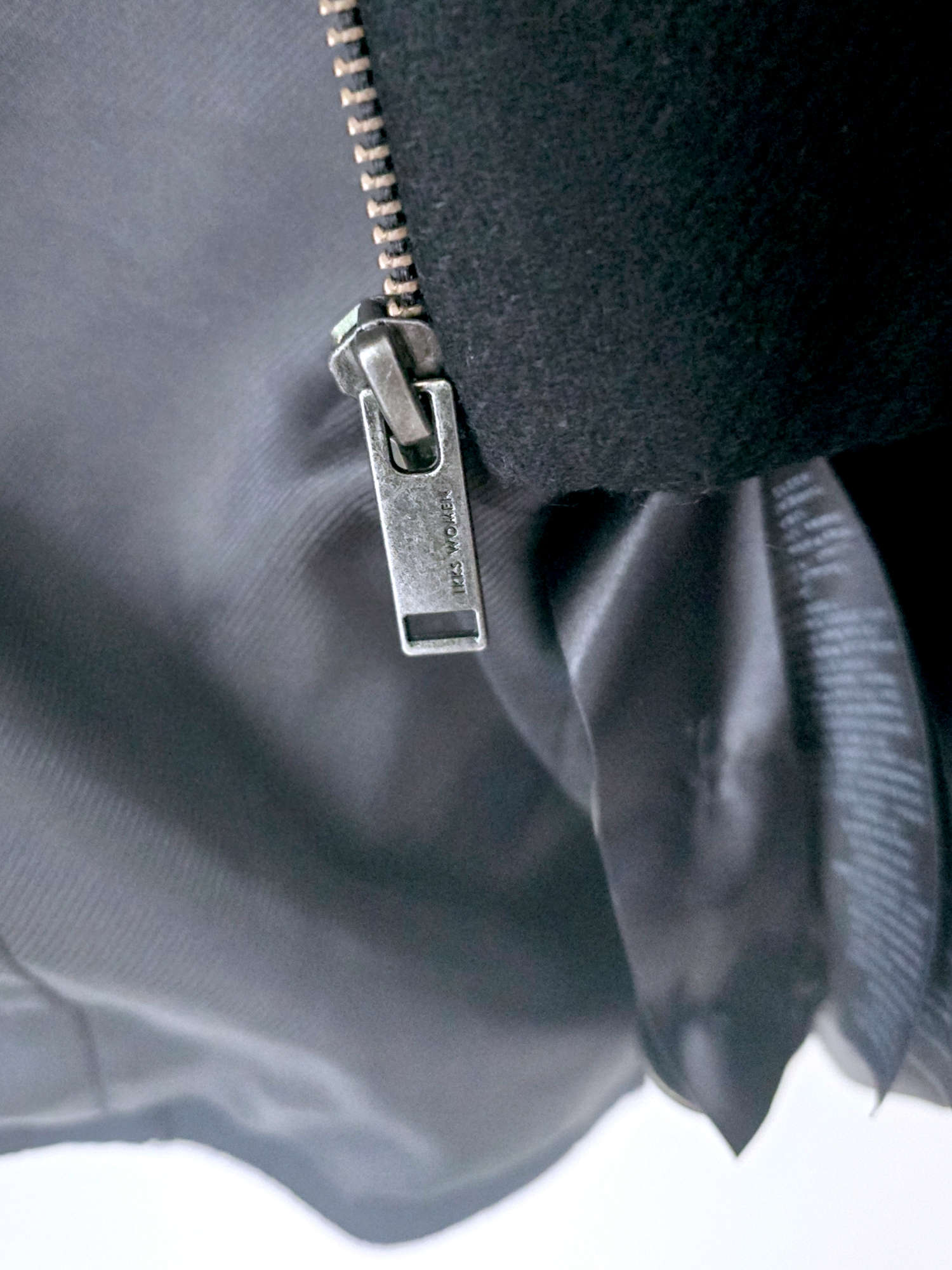 Manteau caban laine