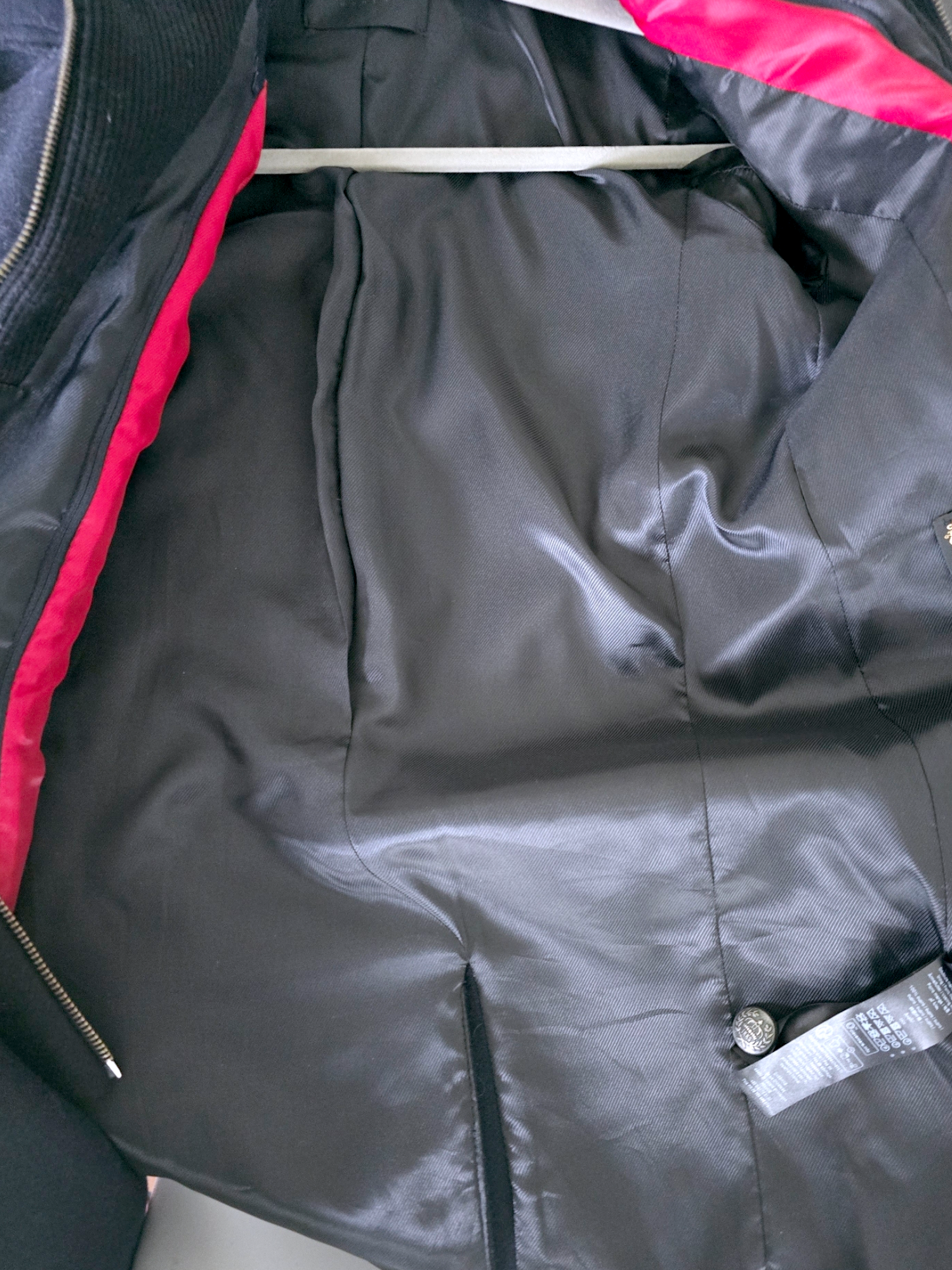 Manteau caban laine