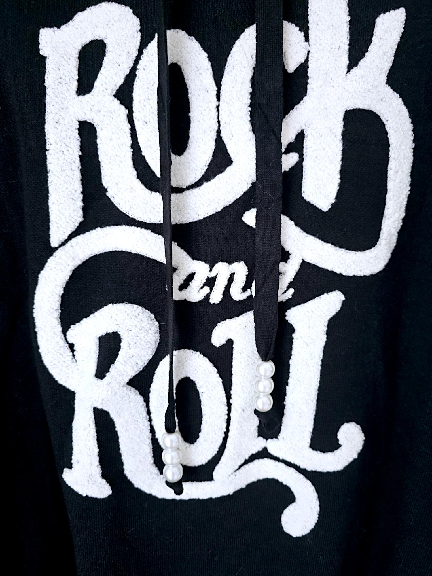 Pull maille à capuche