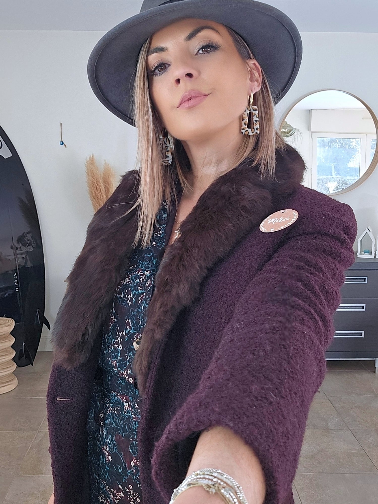 Manteau bouclette
