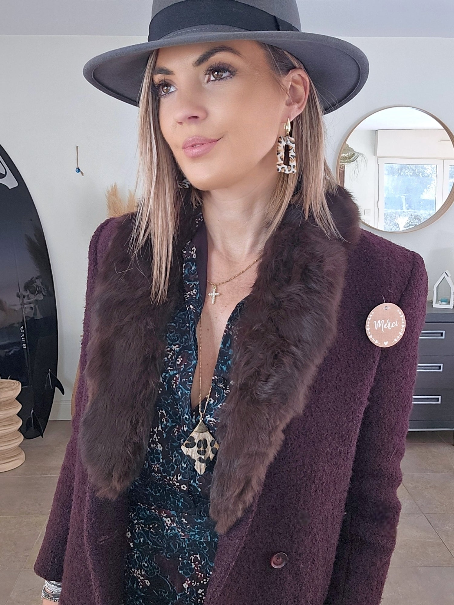 Manteau bouclette
