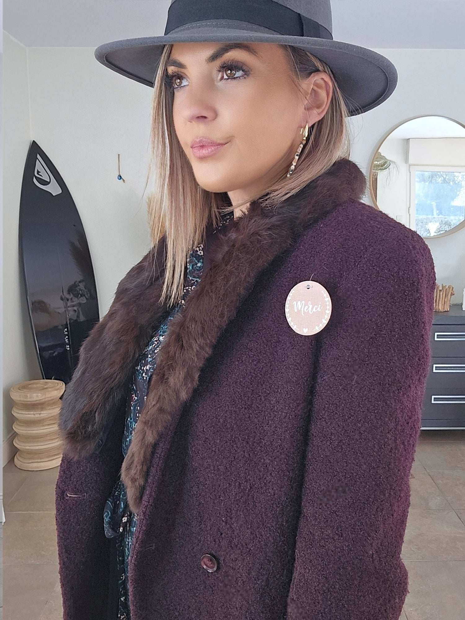 Manteau bouclette