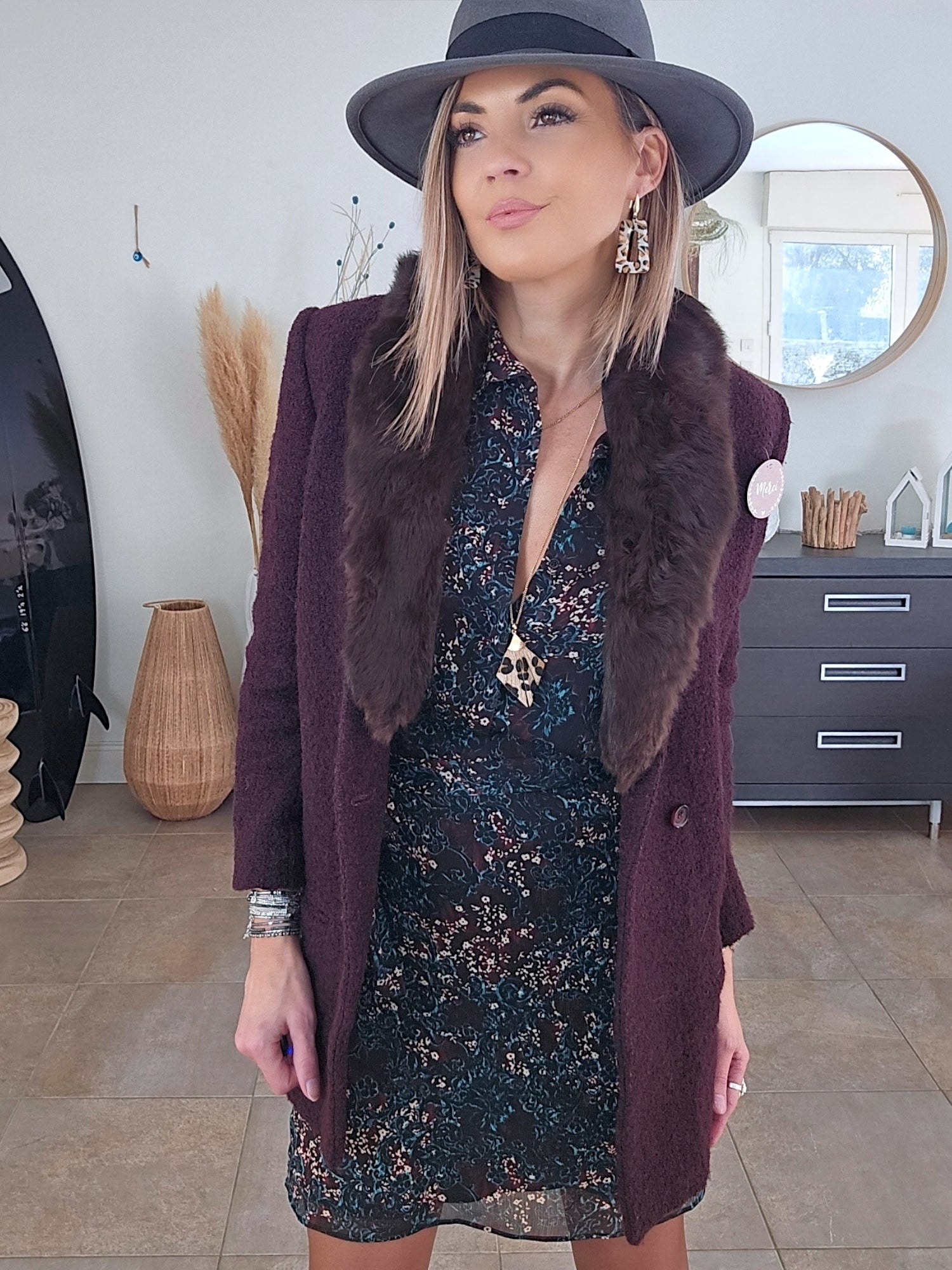 Manteau bouclette