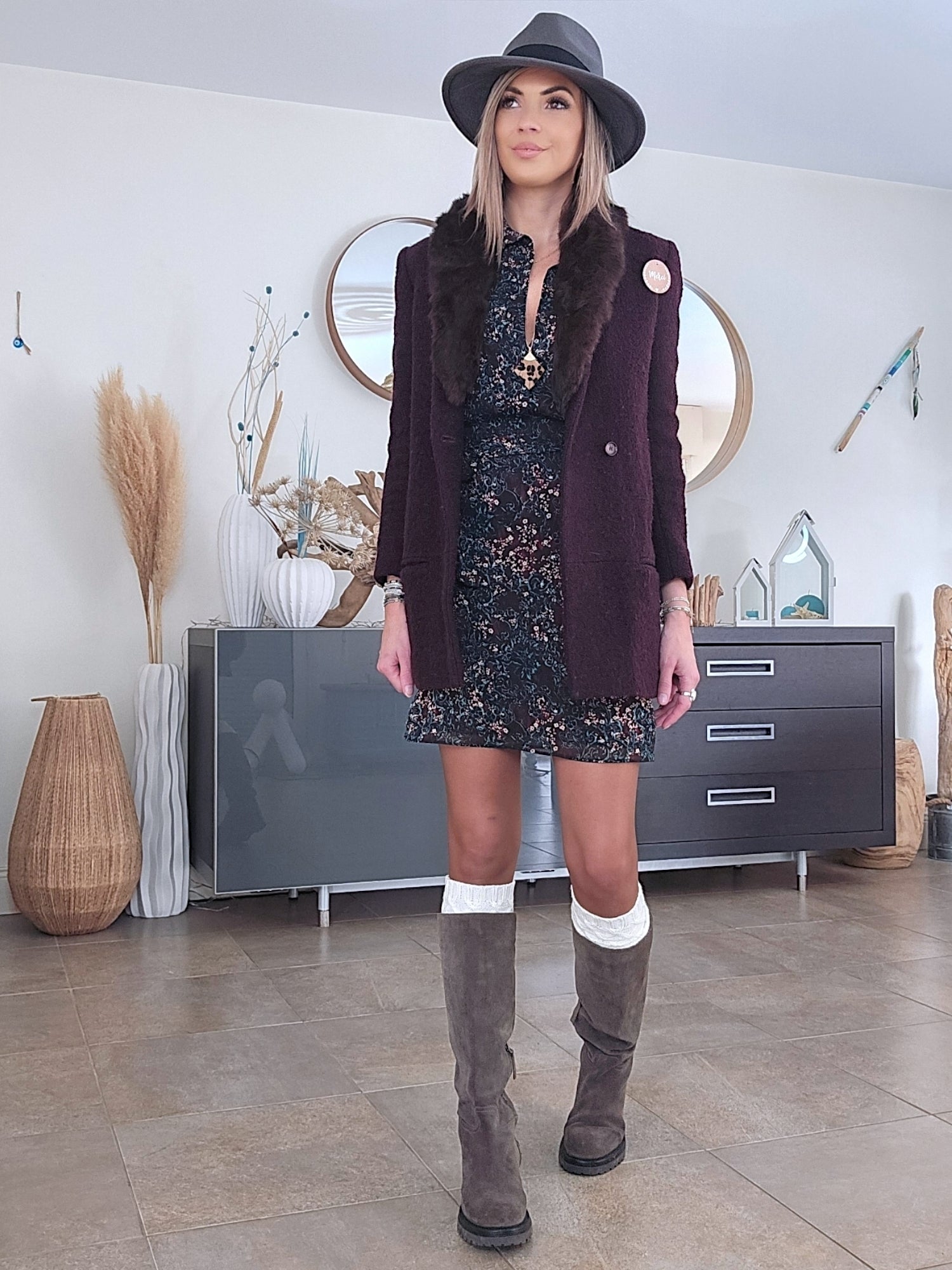 Manteau bouclette