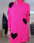 Robe fluo à coeur