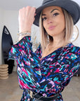 Robe col V