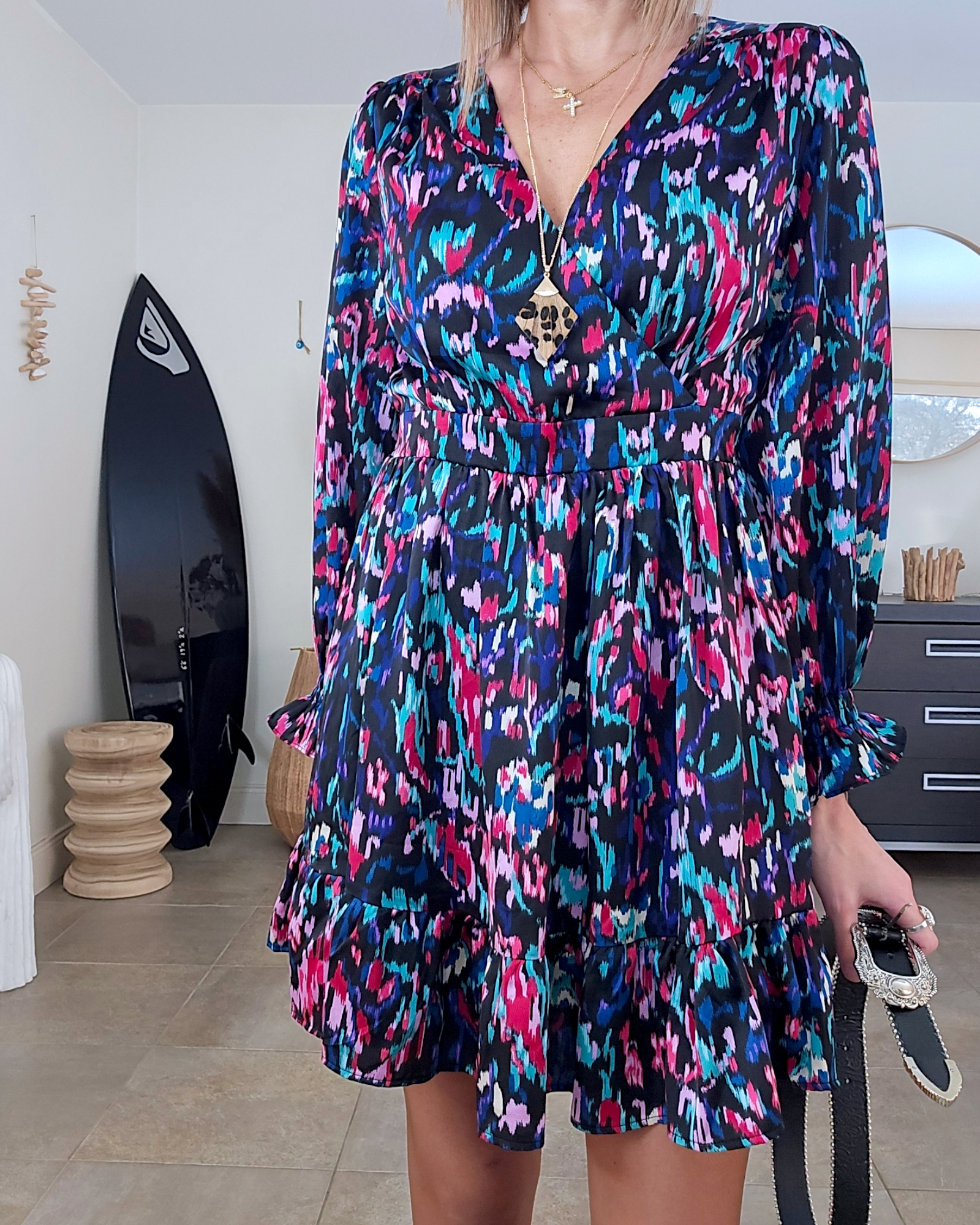 Robe col V