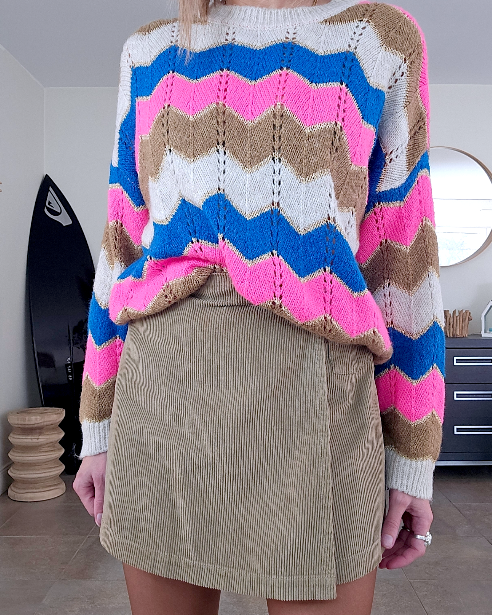 Jupe-short velours