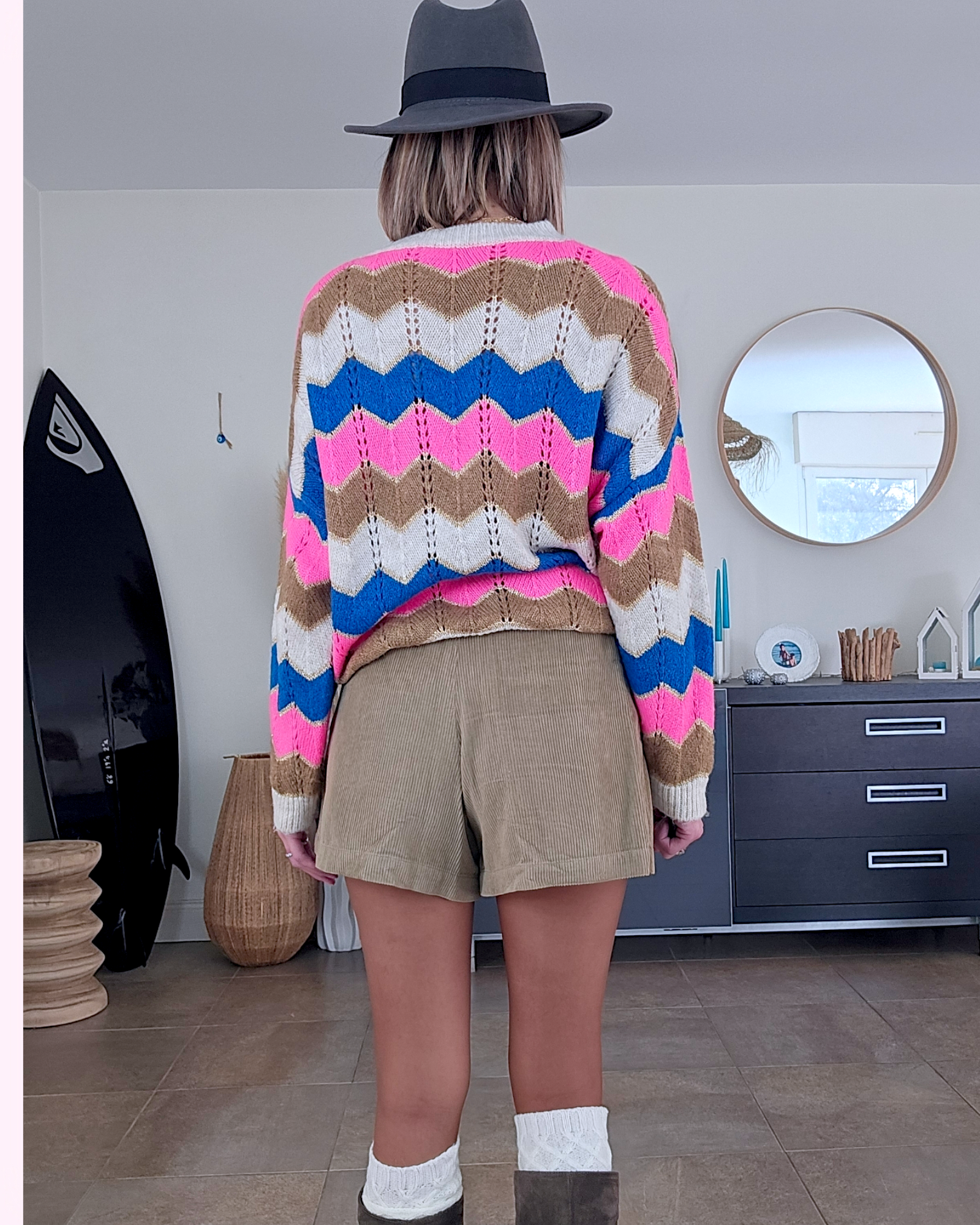 Jupe-short velours
