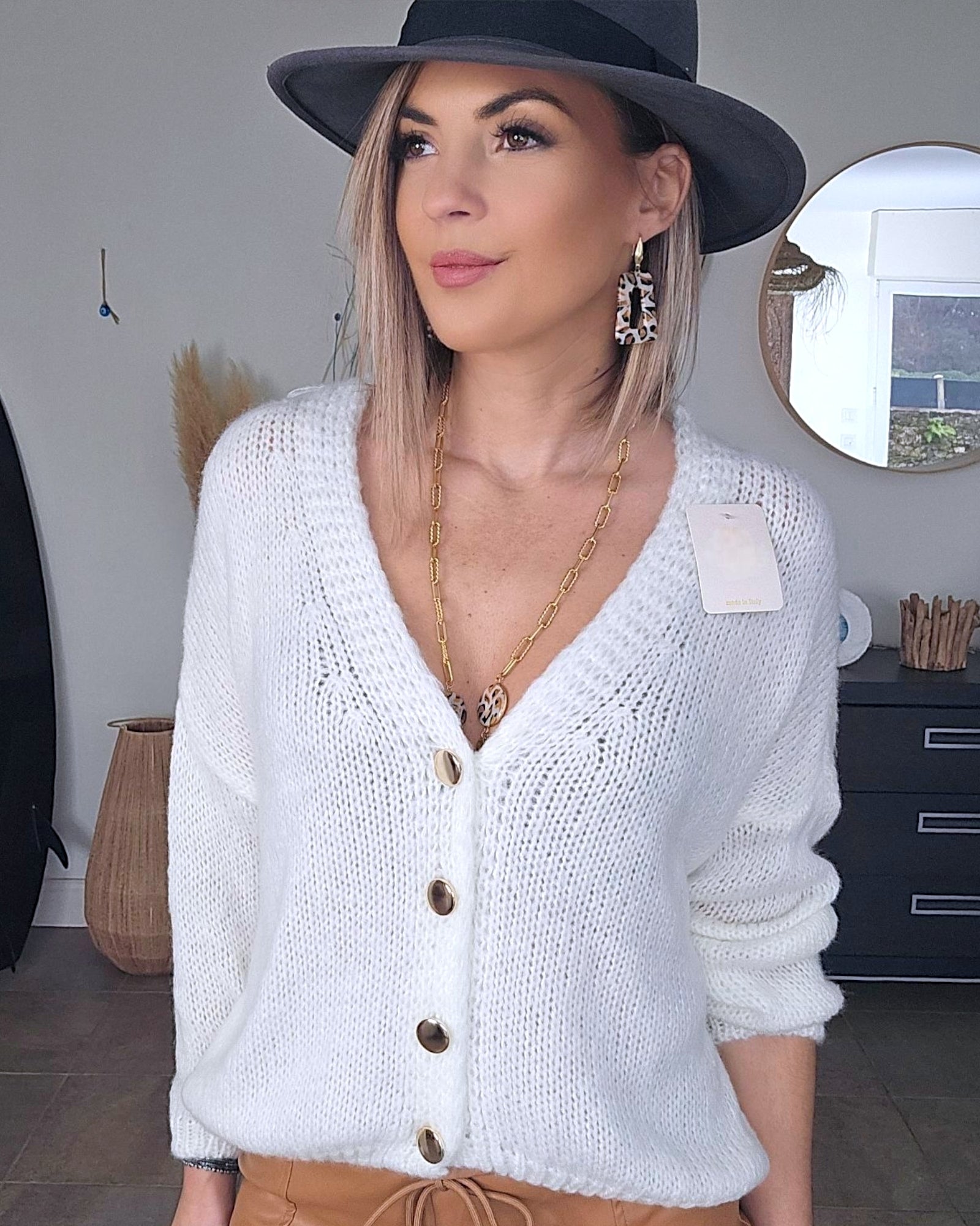 Cardigan crème