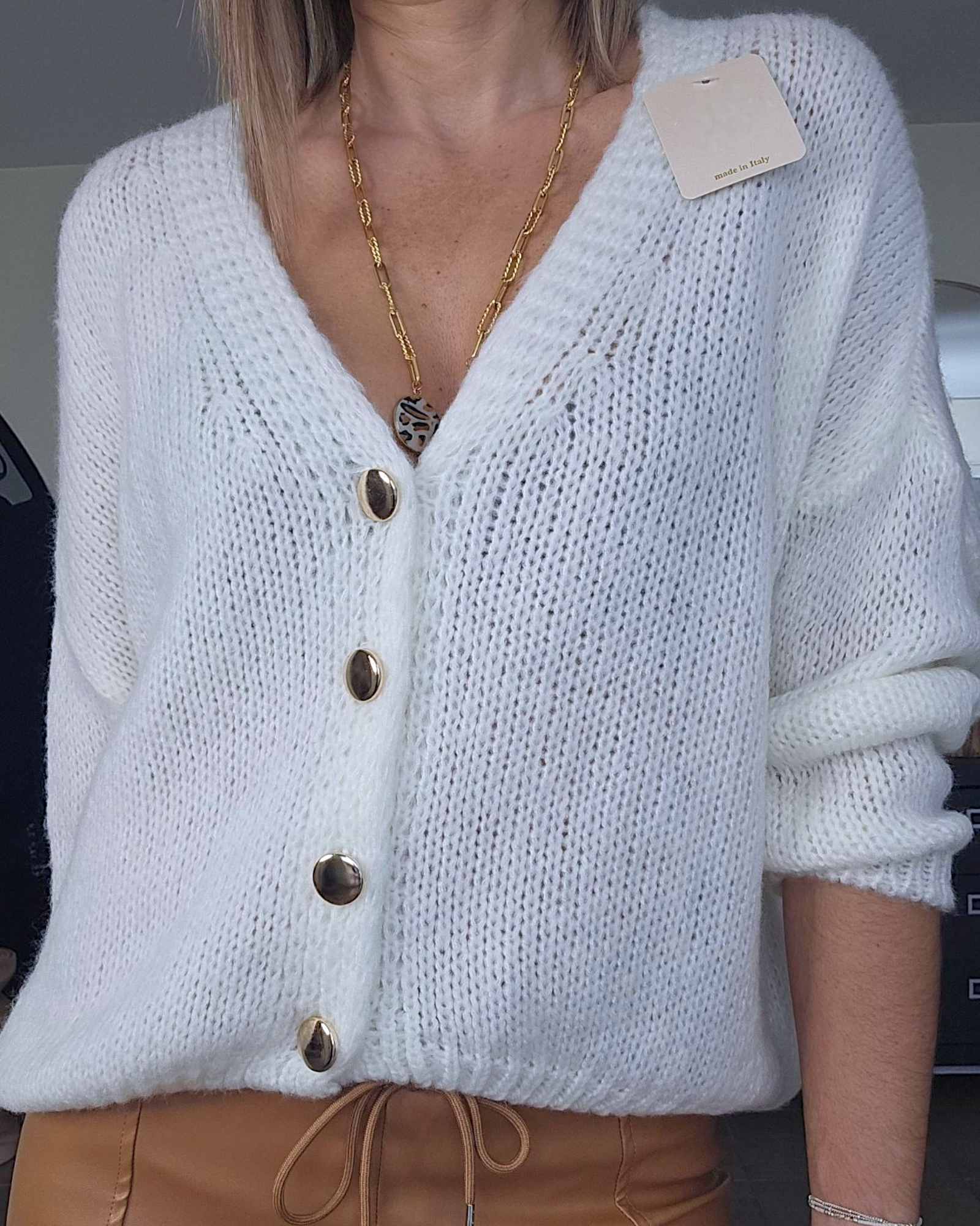 Cardigan crème