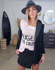 Pull à inscriptions