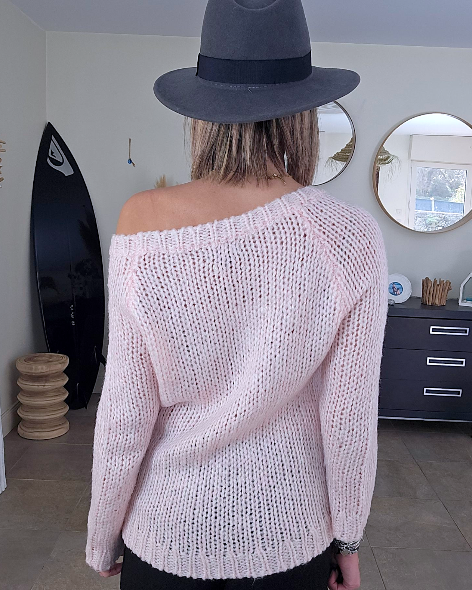Pull à inscriptions