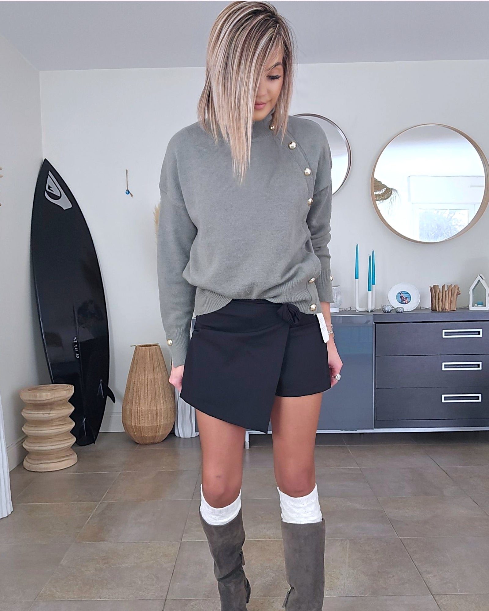 Pull boutonné