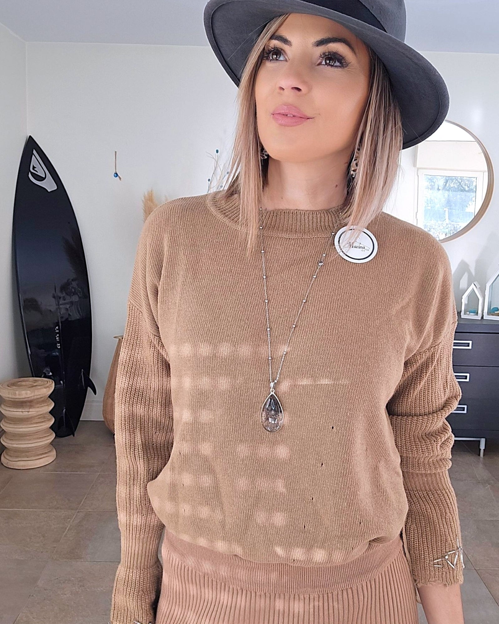 Pull perles bijoux - 𝐌𝐚𝐫𝐢𝐧𝐚𝟒𝟒𝐟𝐚𝐦𝐢𝐥𝐲