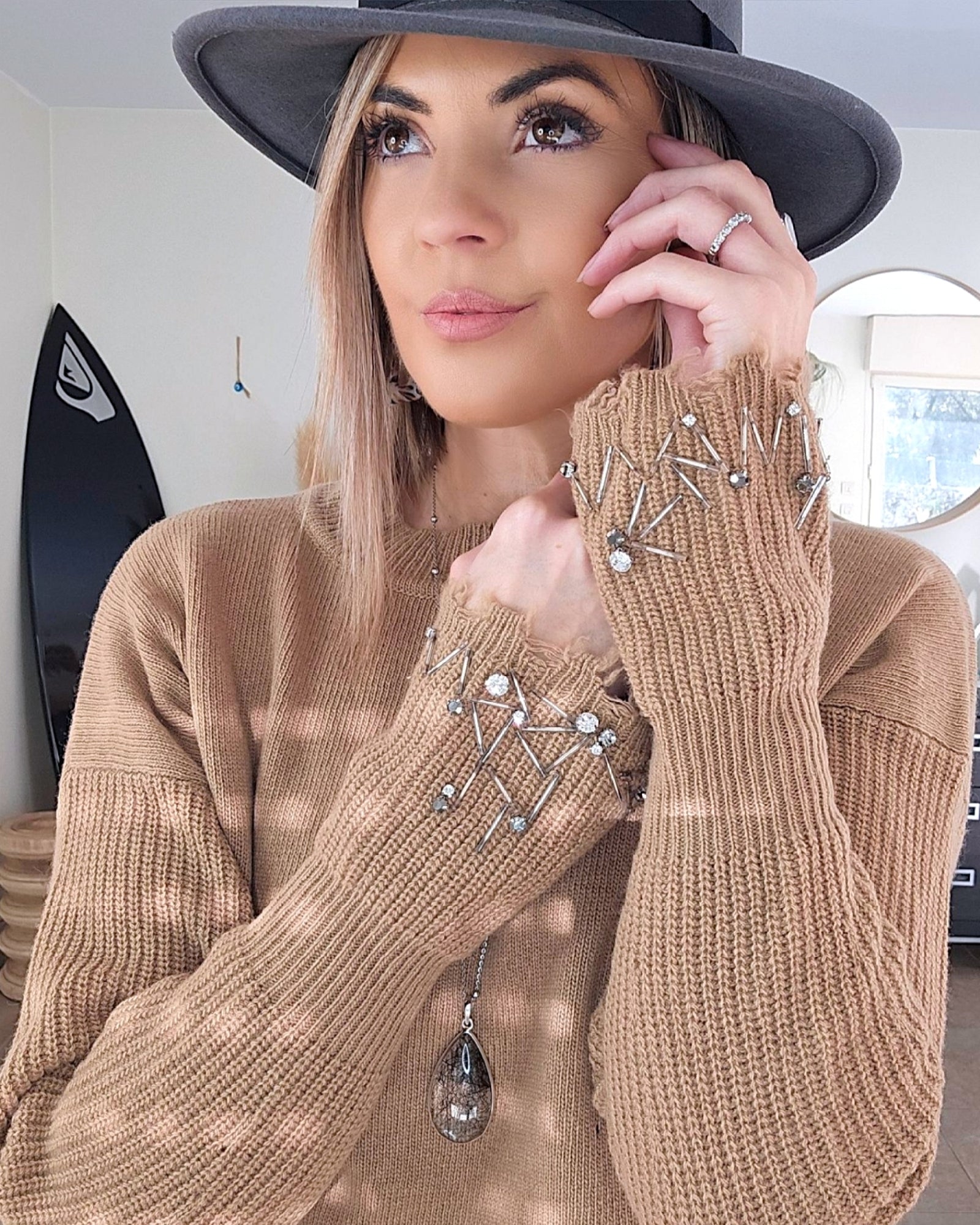 Pull perles bijoux - 𝐌𝐚𝐫𝐢𝐧𝐚𝟒𝟒𝐟𝐚𝐦𝐢𝐥𝐲