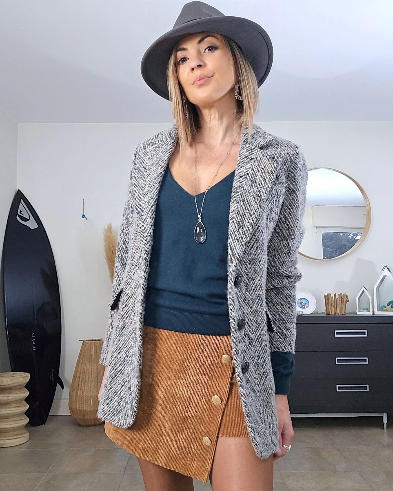 Jupe-short asymétrique