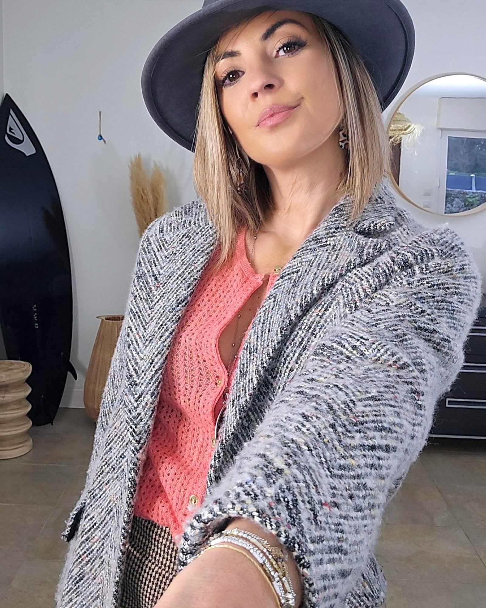 Manteau chevron