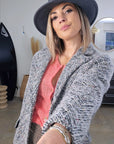 Manteau chevron