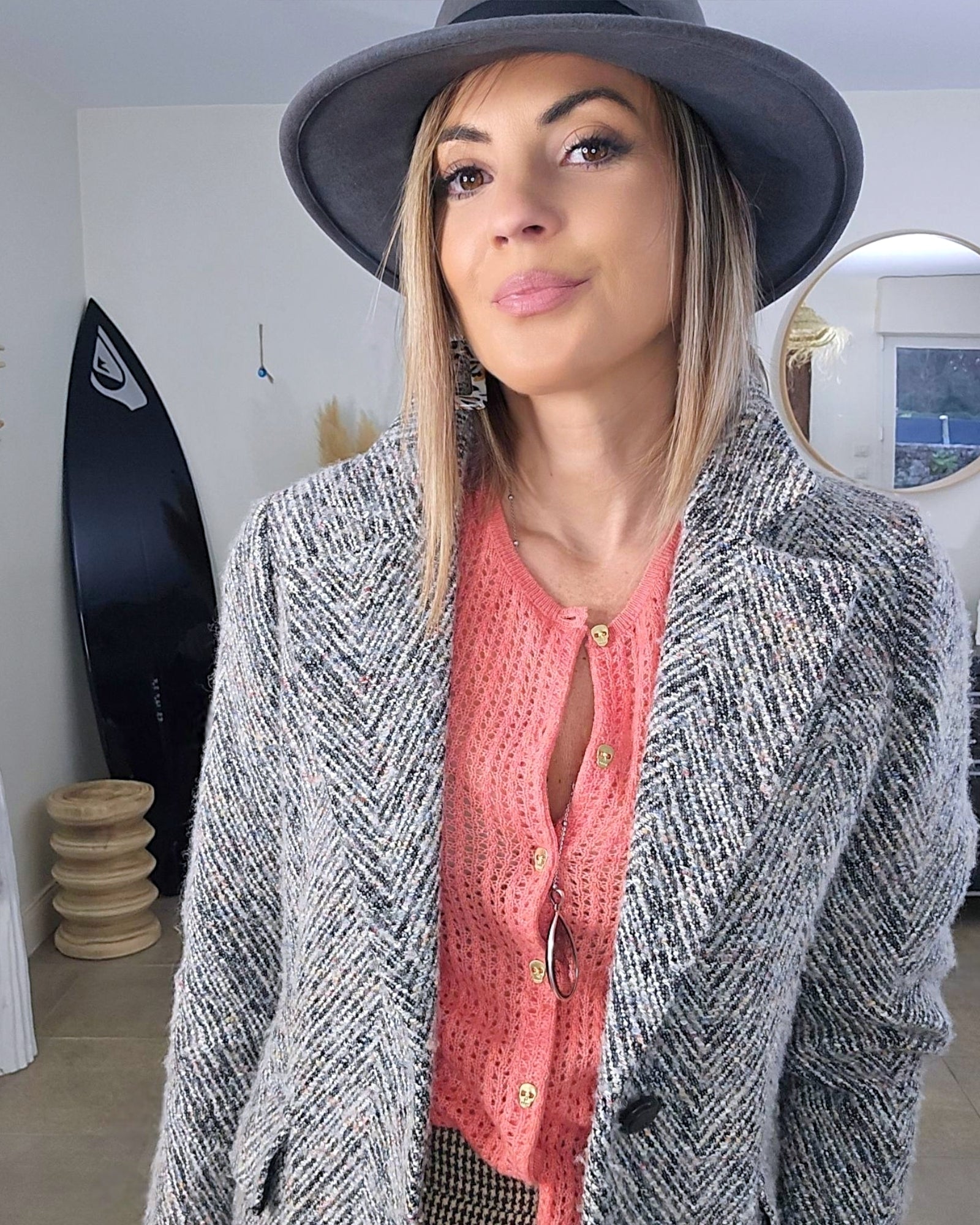 Manteau chevron