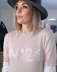 Pull tunique superposé