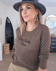 Pull à inscriptions