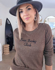 Pull à inscriptions