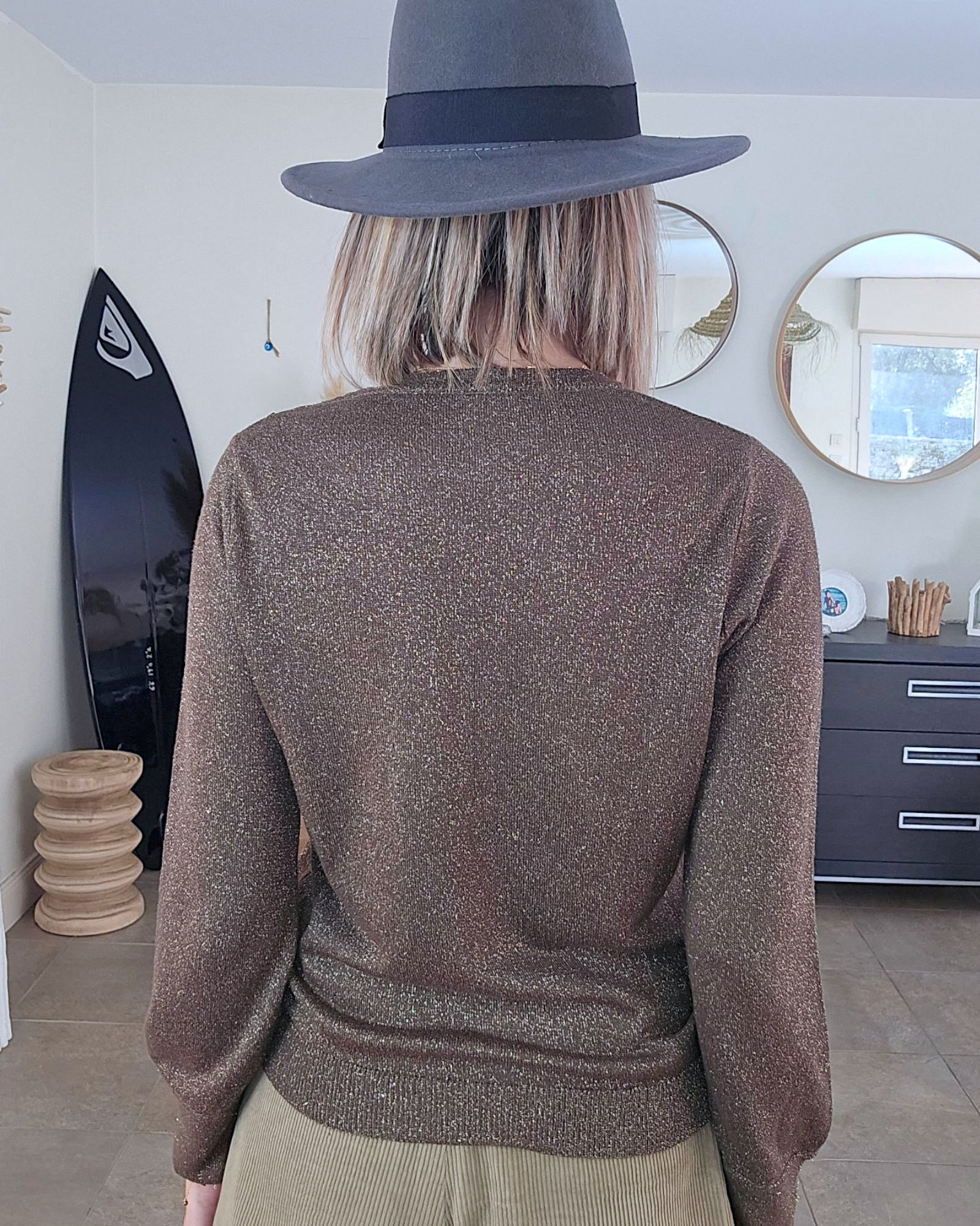 Pull à inscriptions