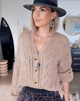 Cardigan double sens
