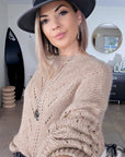 Cardigan double sens