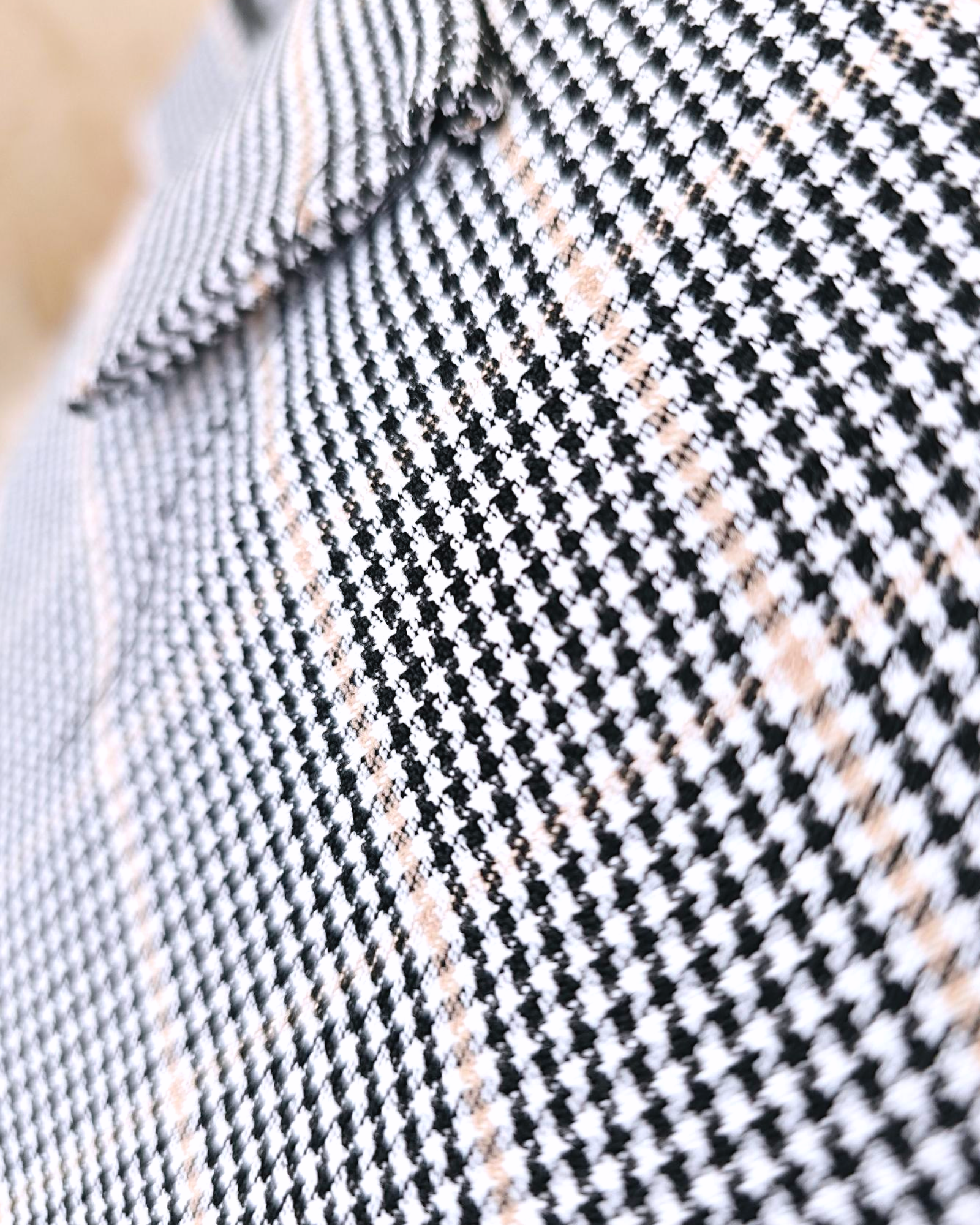 Veste boy à carreaux et tags
