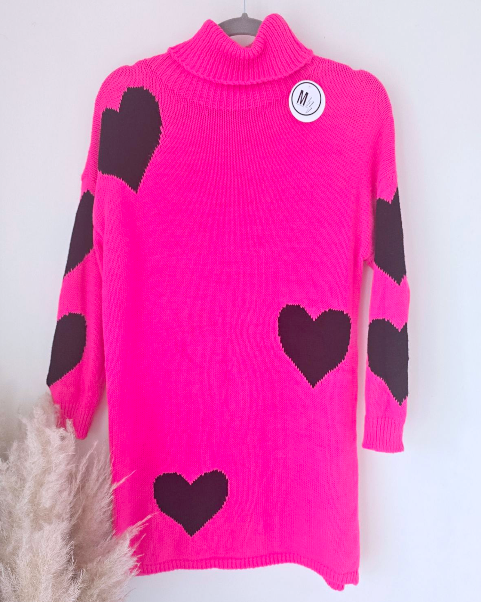 Robe fluo à coeur