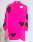 Robe fluo à coeur