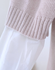 Pull tunique superposé
