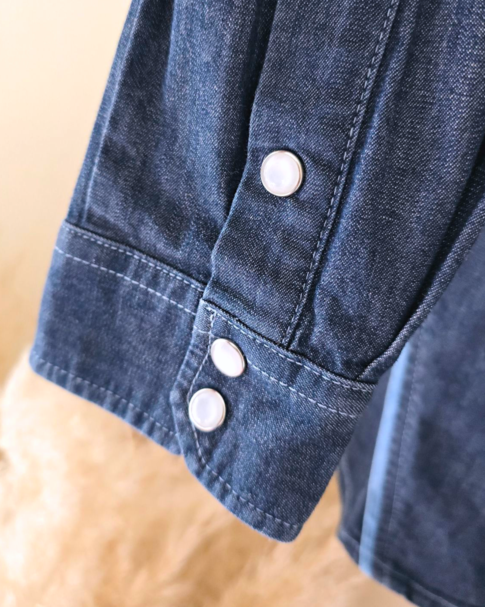 Chemise bleue en denim
