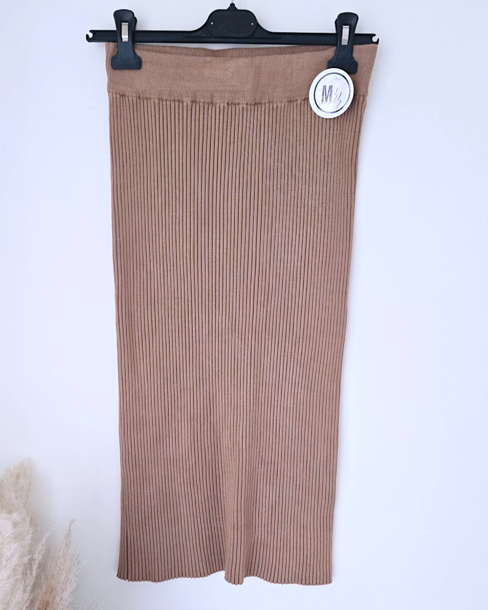 Jupe midi en maille