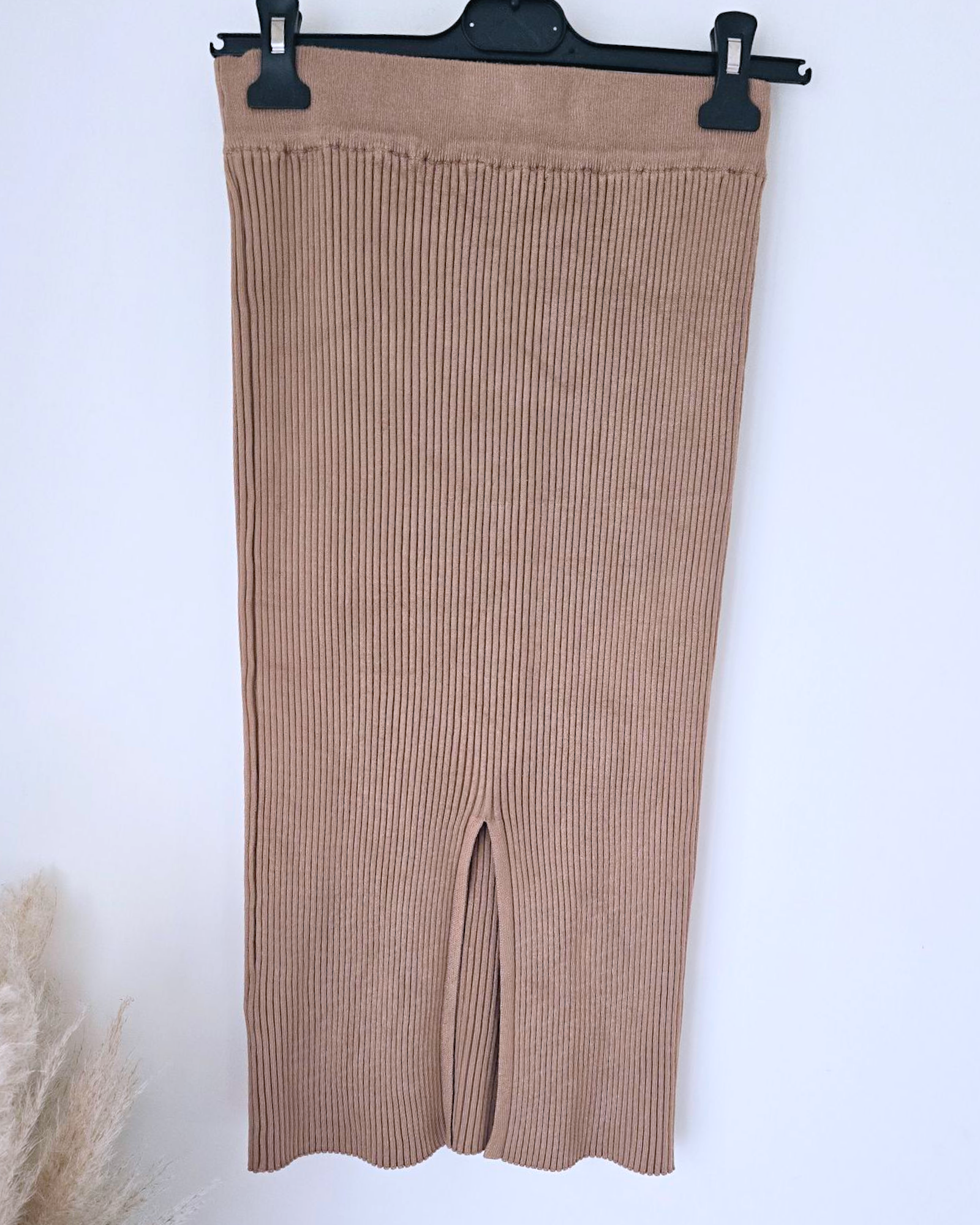 Jupe midi en maille