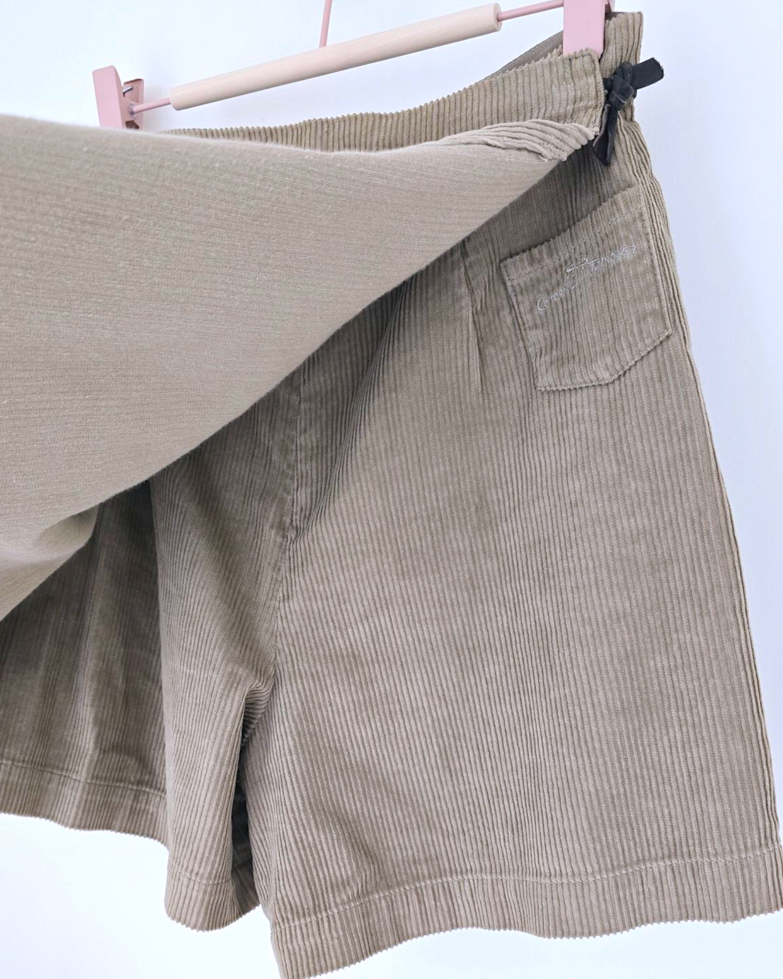 Jupe-short velours