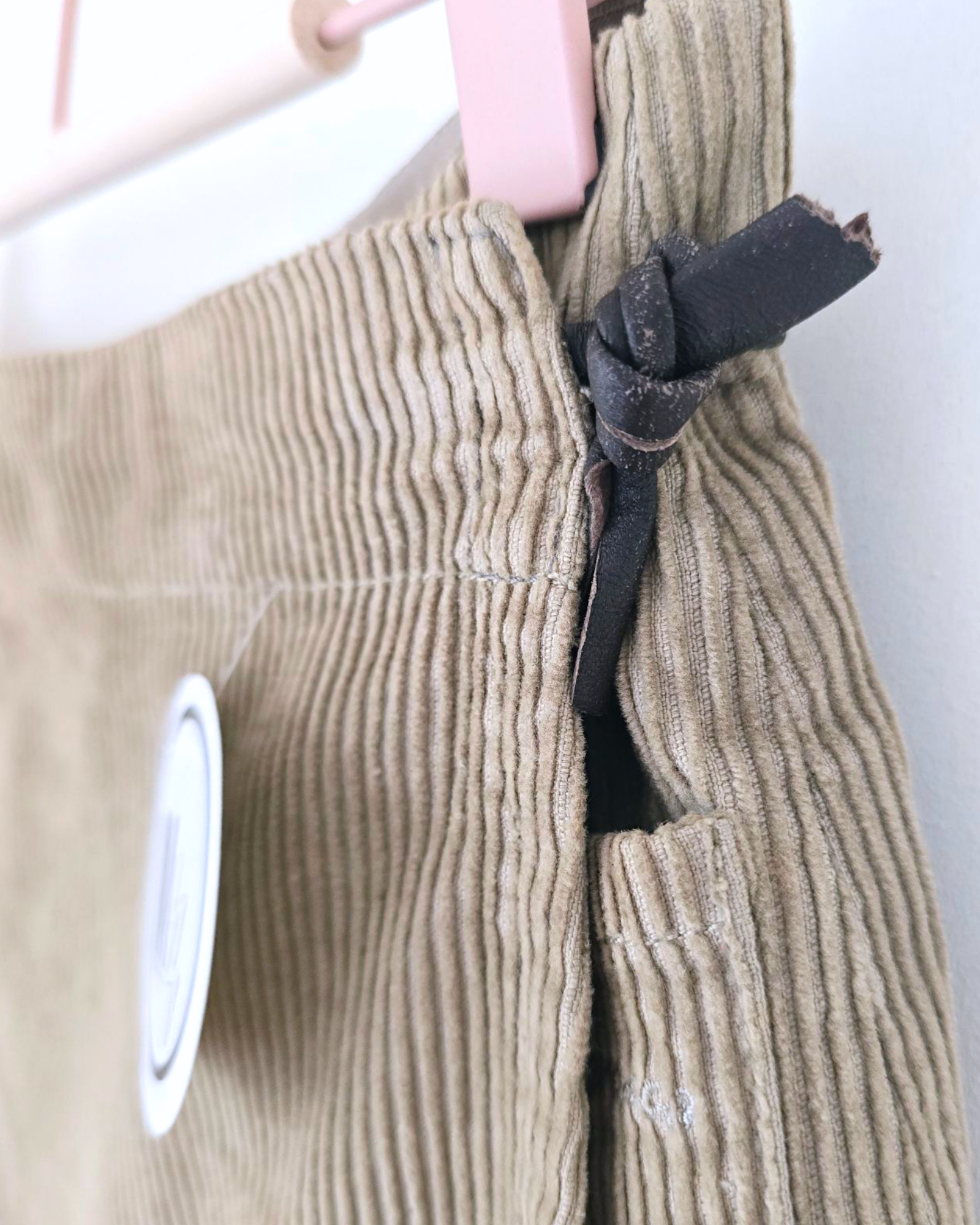 Jupe-short velours