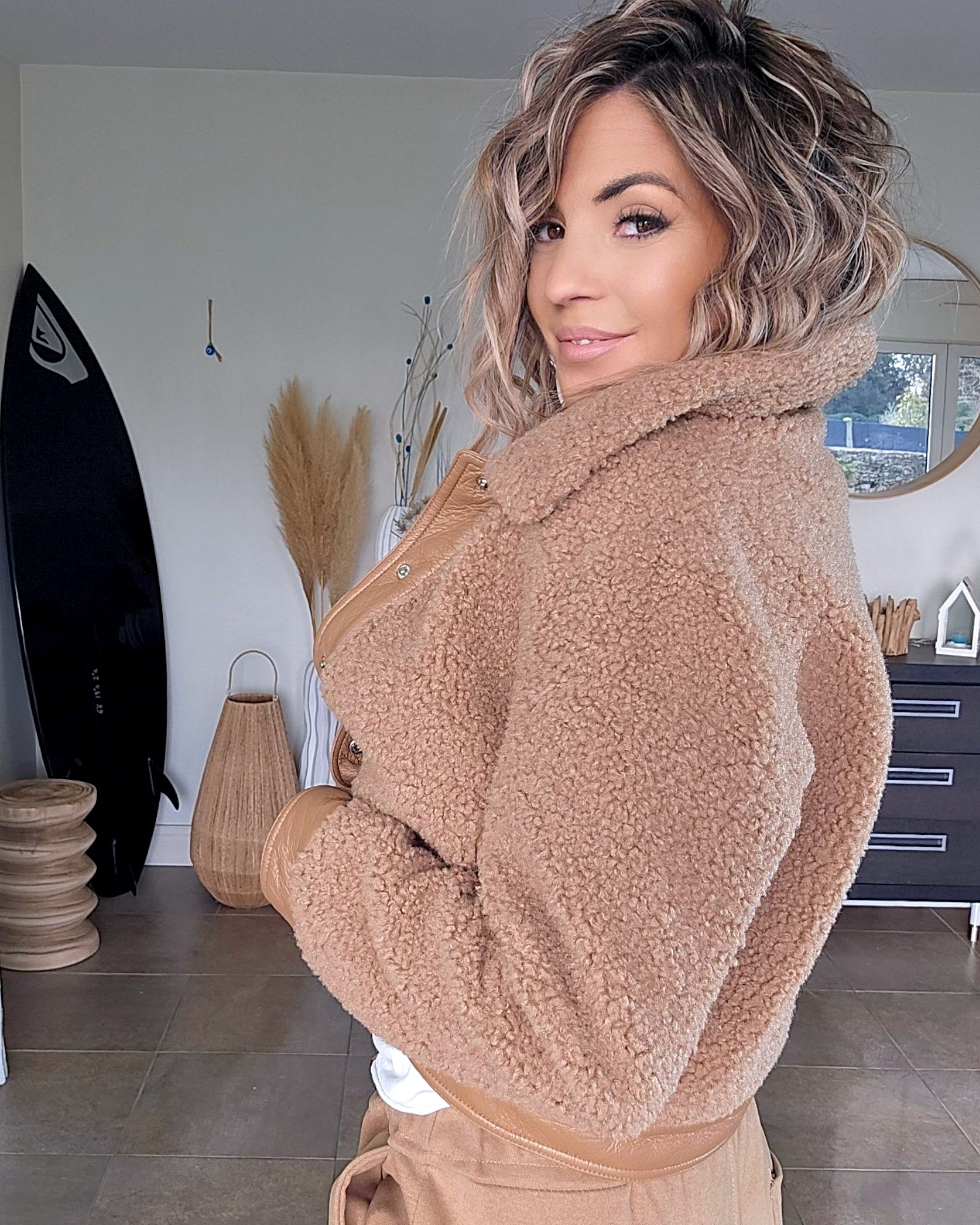 Manteau bouclette