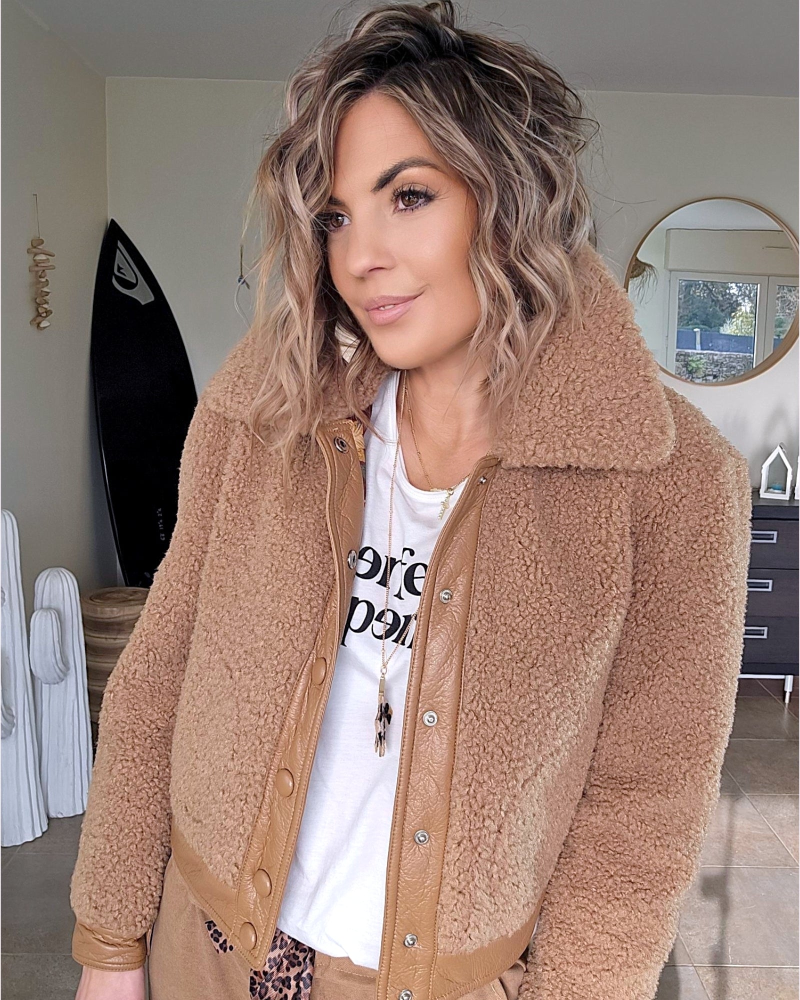 Manteau bouclette