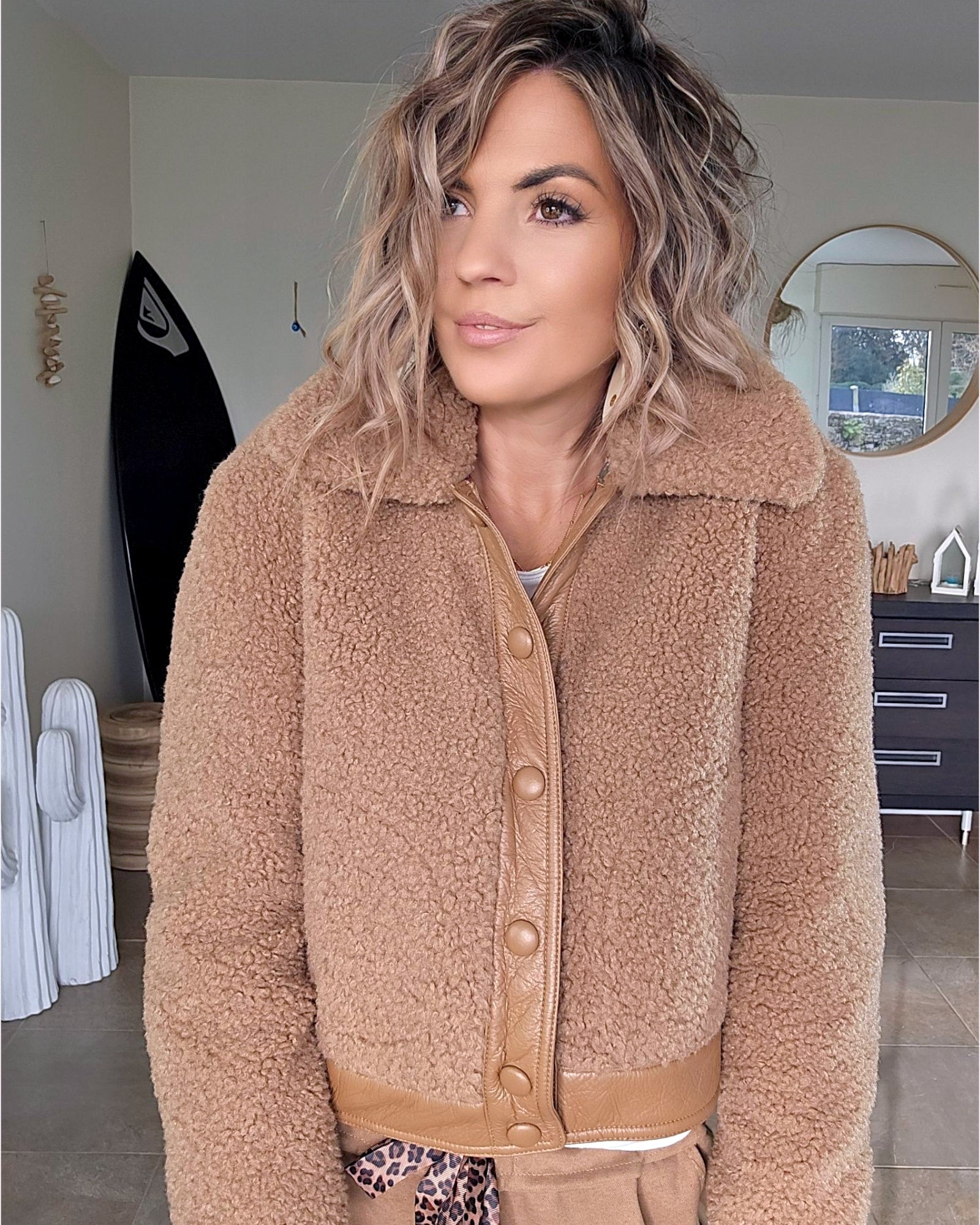 Manteau bouclette