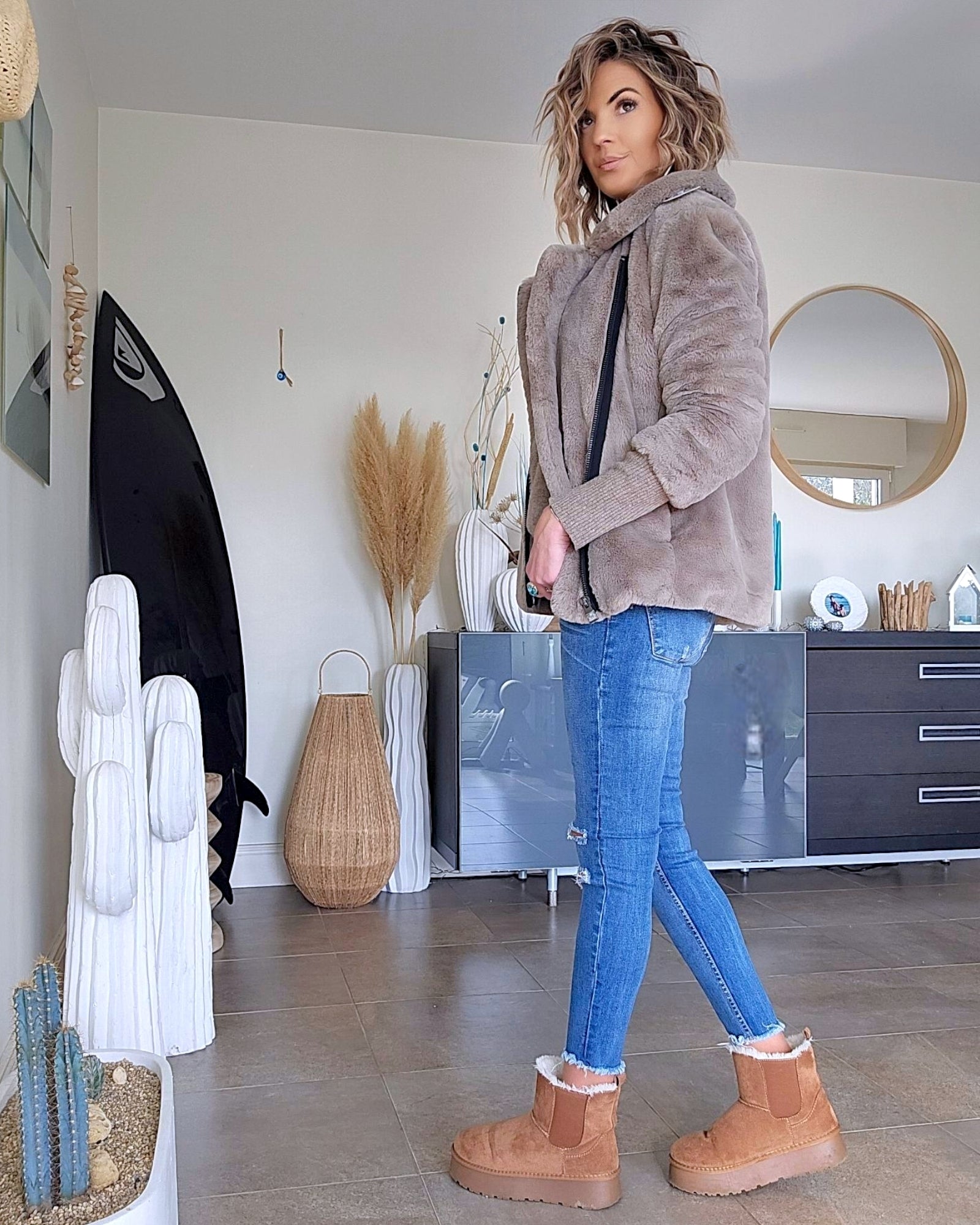Perfecto fausse fourrure