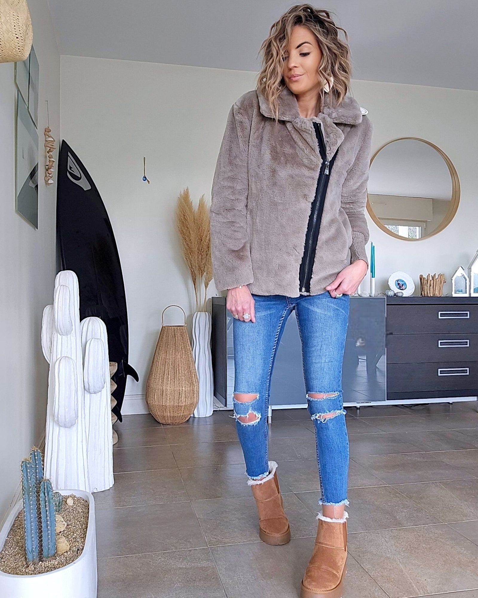 Perfecto fausse fourrure